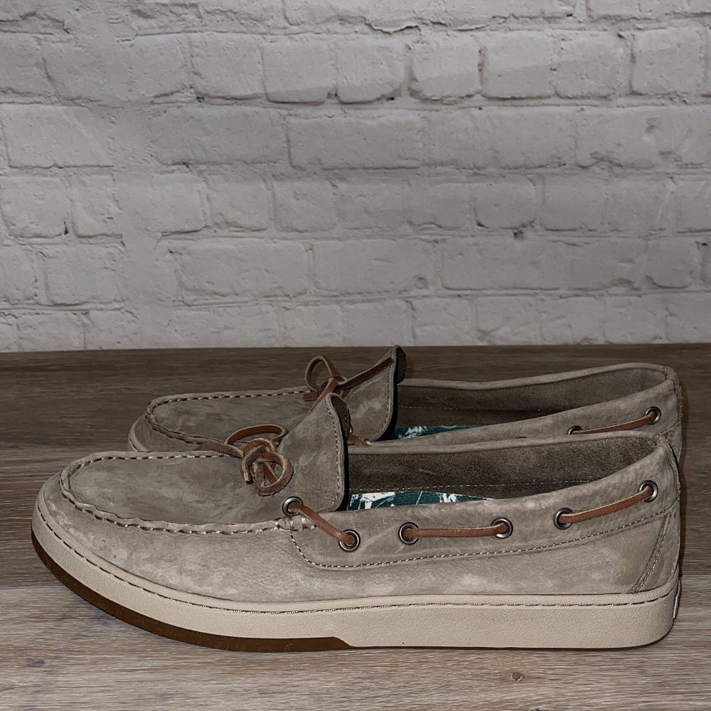 L.L. BEAN MEN'S CAMPSIDE LEATHER BOAT / DOCK SHOES SIZE 13 - Picture 5 of 15